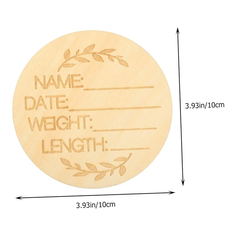 UPKOCH 14Pcs Baby Milestone Cards For Newborn Photography Unisex Growth Discs - Image 2